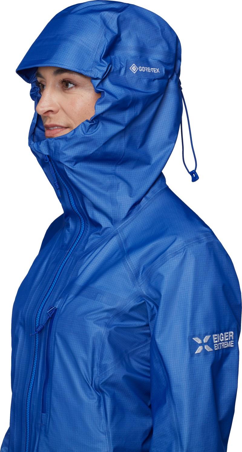 Eiger Nordwand Light HS Hooded Jacket - Womens - eiger blue 1