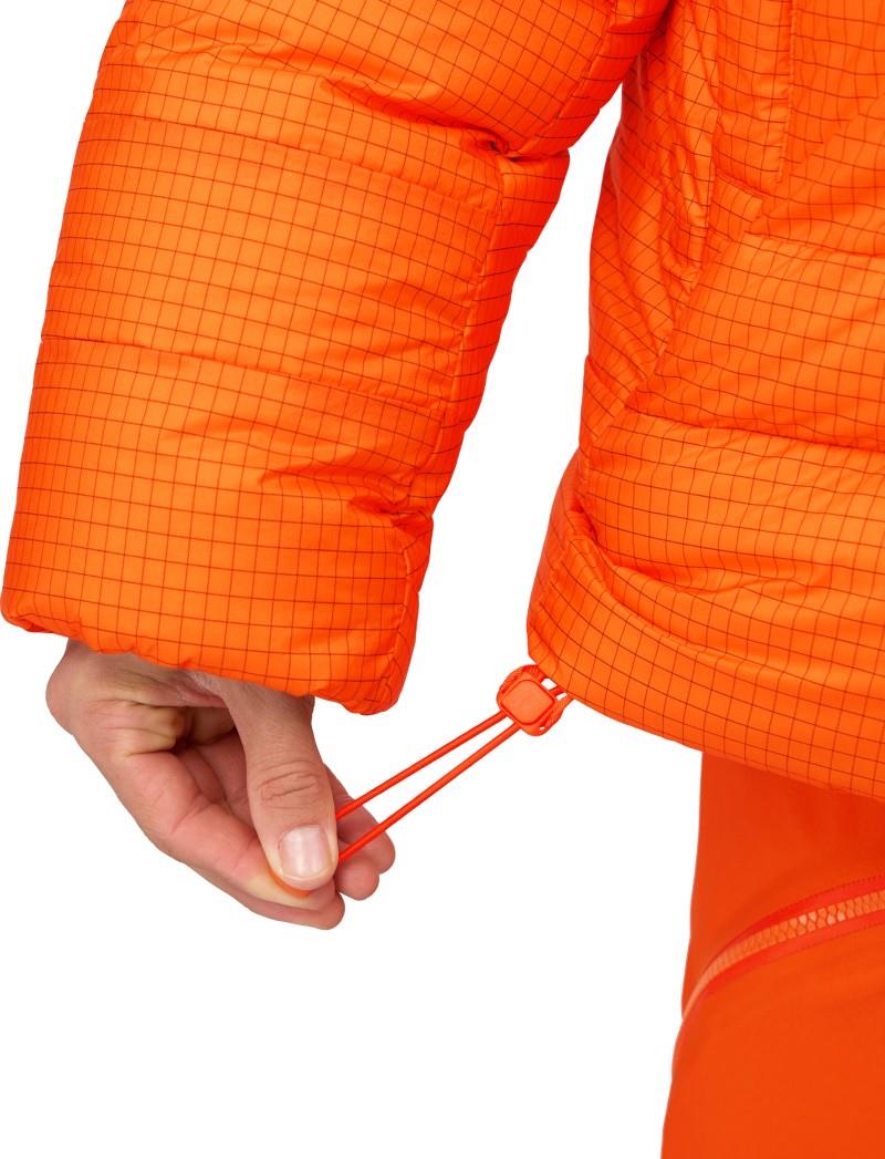 Eiger Nordwand Pro Down IN Hooded Parka - Mens - eiger orange / eiger blue 1