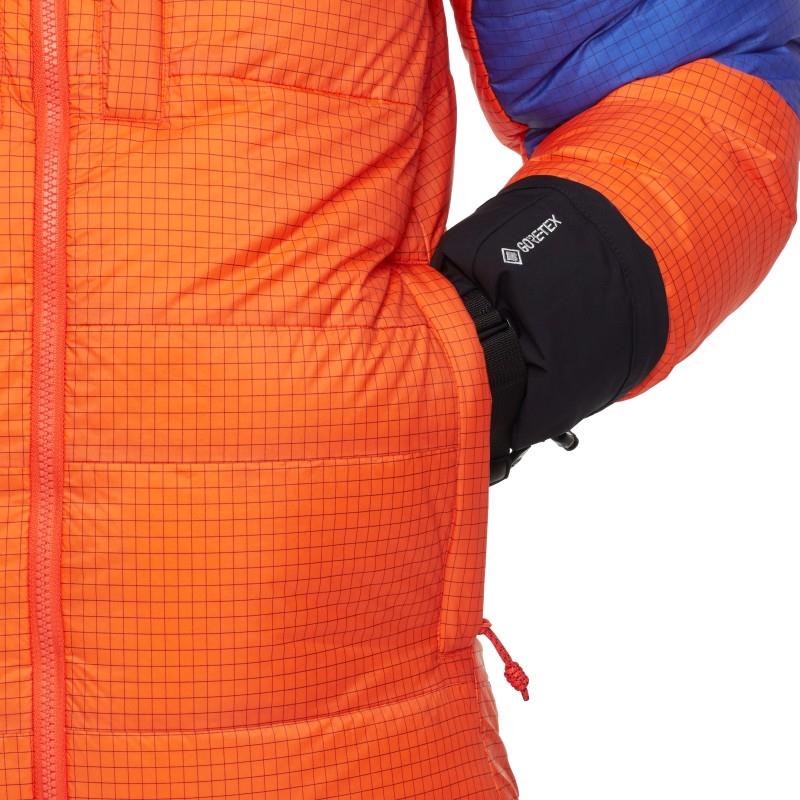 Eiger Nordwand Pro Down IN Hooded Parka - Womens - eiger orange / eiger blue 1