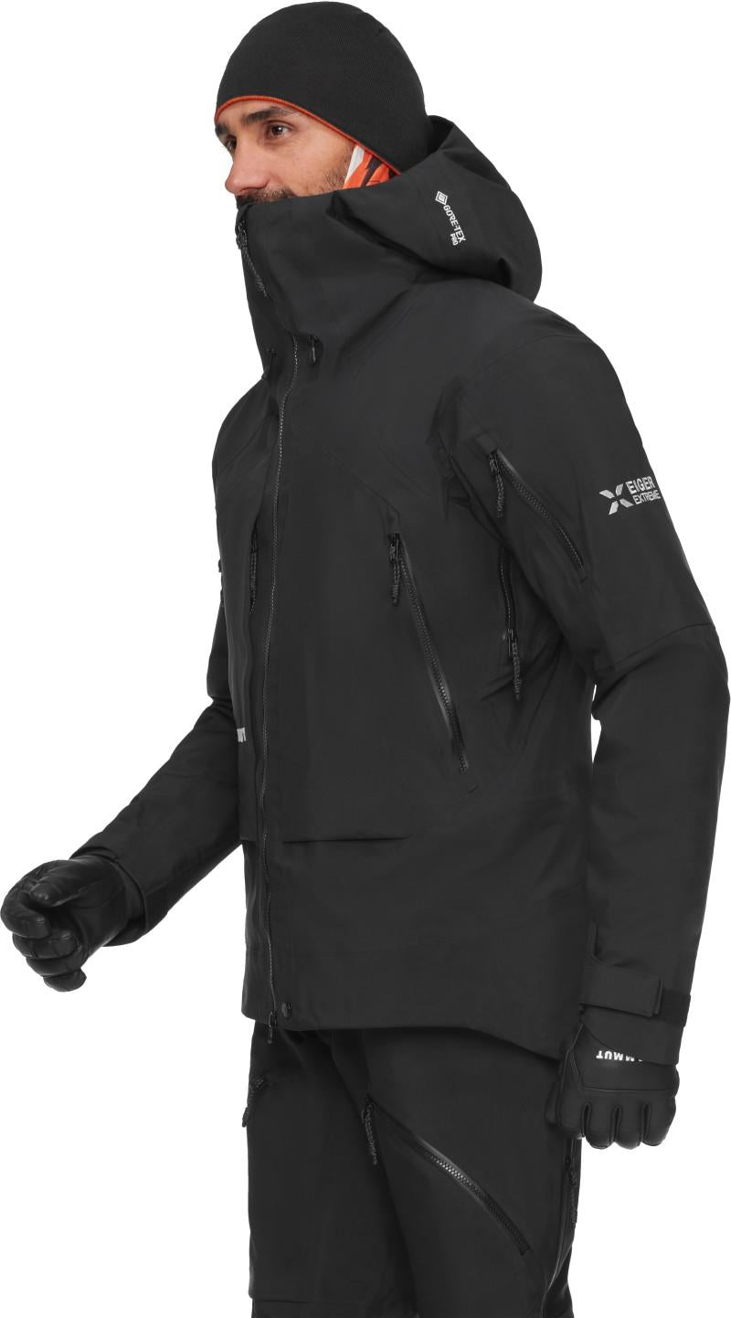 Eiger Nordwand Pro HS Hooded Jacket - Mens - black 1