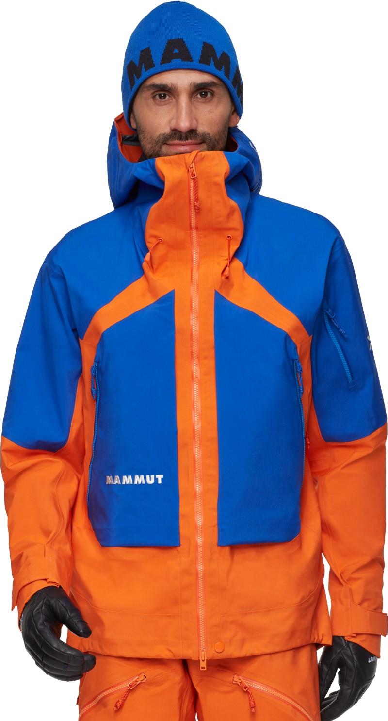 Eiger Nordwand Pro HS Hooded Jacket - Mens - eiger orange / eiger blue 1