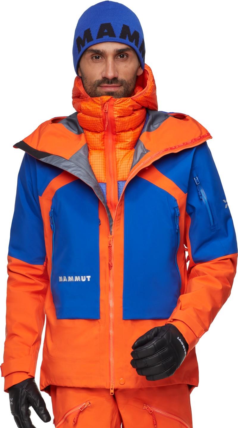 Eiger Nordwand Pro HS Hooded Jacket - Mens - eiger orange / eiger blue 1
