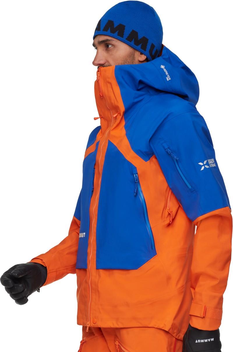 Eiger Nordwand Pro HS Hooded Jacket - Mens - eiger orange / eiger blue 1