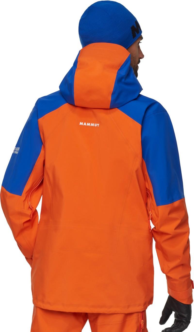 Eiger Nordwand Pro HS Hooded Jacket - Mens - eiger orange / eiger blue 1