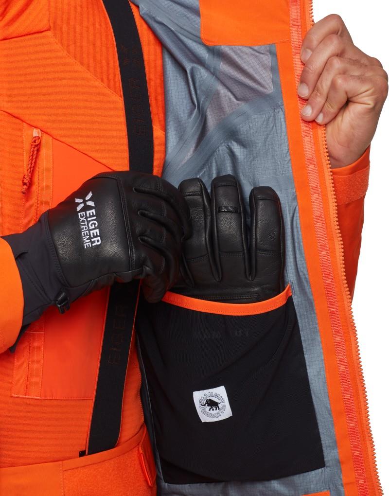 Eiger Nordwand Pro HS Hooded Jacket - Mens - eiger orange / eiger blue 1