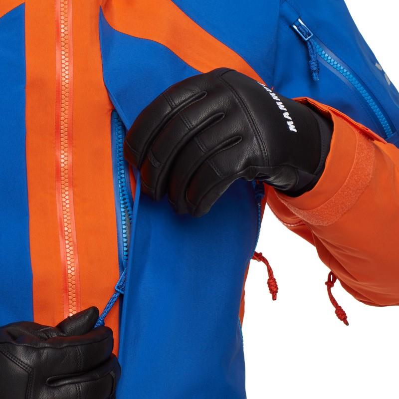 Eiger Nordwand Pro HS Hooded Jacket - Mens - eiger orange / eiger blue 1