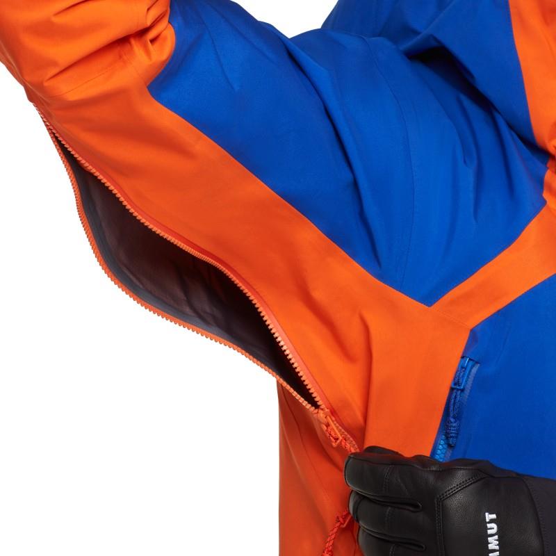 Eiger Nordwand Pro HS Hooded Jacket - Mens - eiger orange / eiger blue 1
