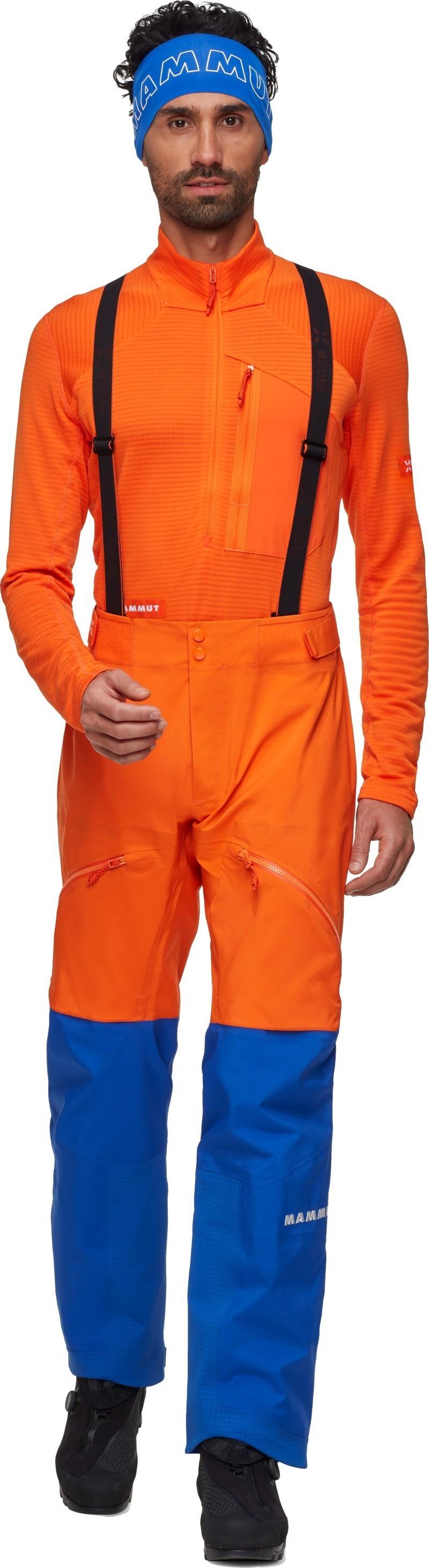 Eiger Nordwand Pro HS Pants, Reg - Mens - eiger orange / eiger blue 1