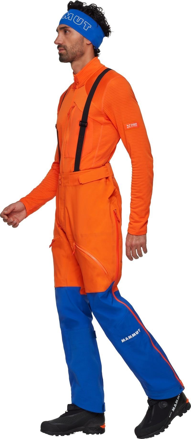 Eiger Nordwand Pro HS Pants, Reg - Mens - eiger orange / eiger blue 1