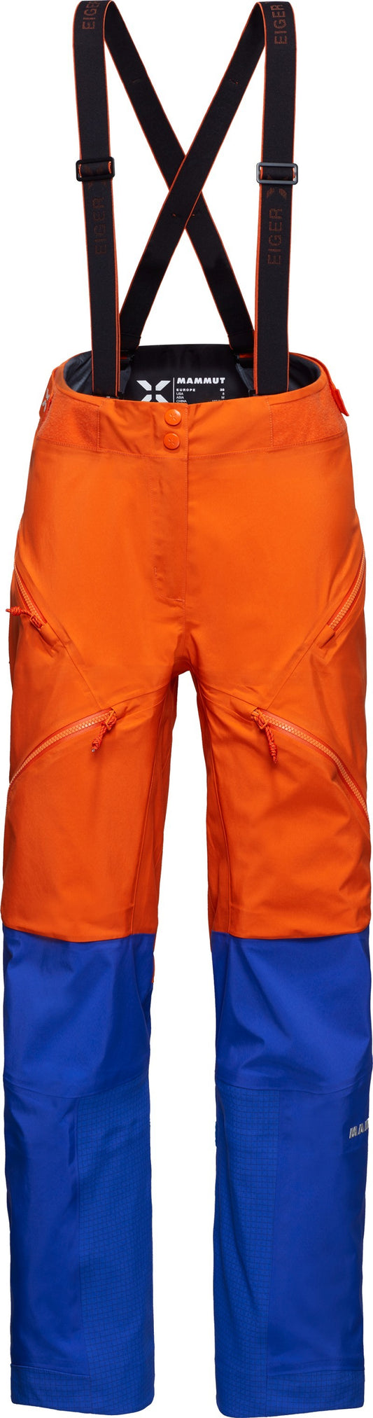 Eiger Nordwand Pro HS Pants, Reg - Womens - eiger orange / eiger blue 1