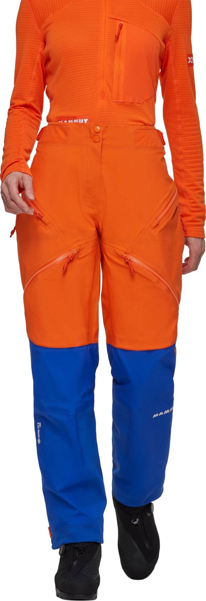 Eiger Nordwand Pro HS Pants, Reg - Womens - eiger orange / eiger blue 1