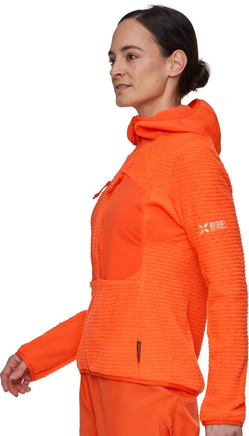 Eiger Nordwand Pro ML Air Hooded Jacket - Womens - eiger orange 1