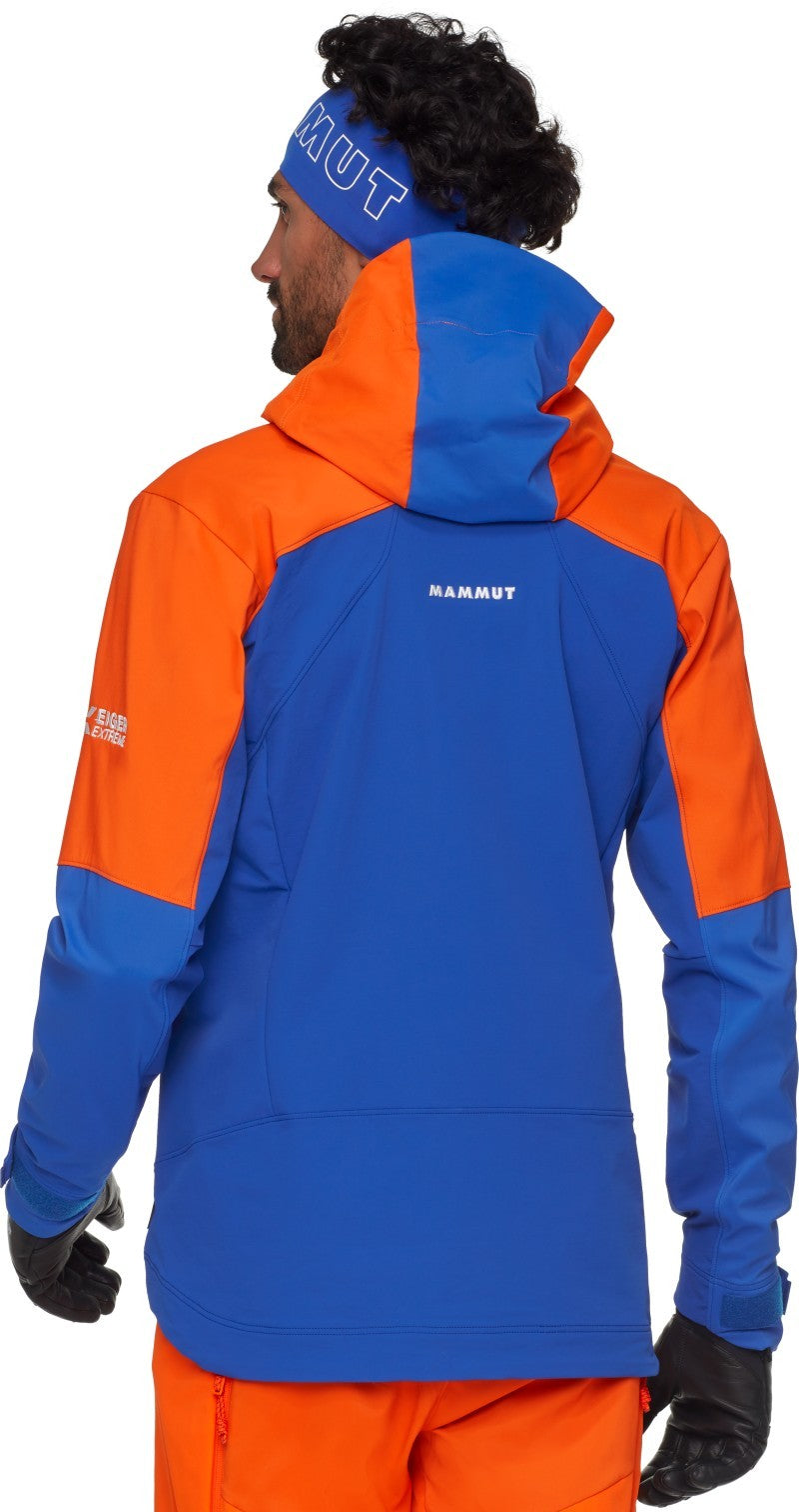 Eiger Nordwand Pro SO Hooded Jacket - Mens - eiger blue / eiger orange 1