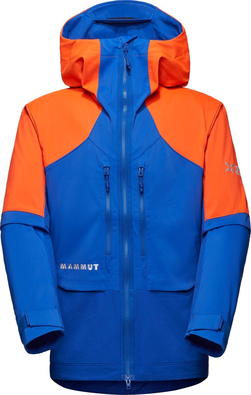Eiger Nordwand Pro SO Hooded Jacket - Mens - eiger blue / eiger orange 1