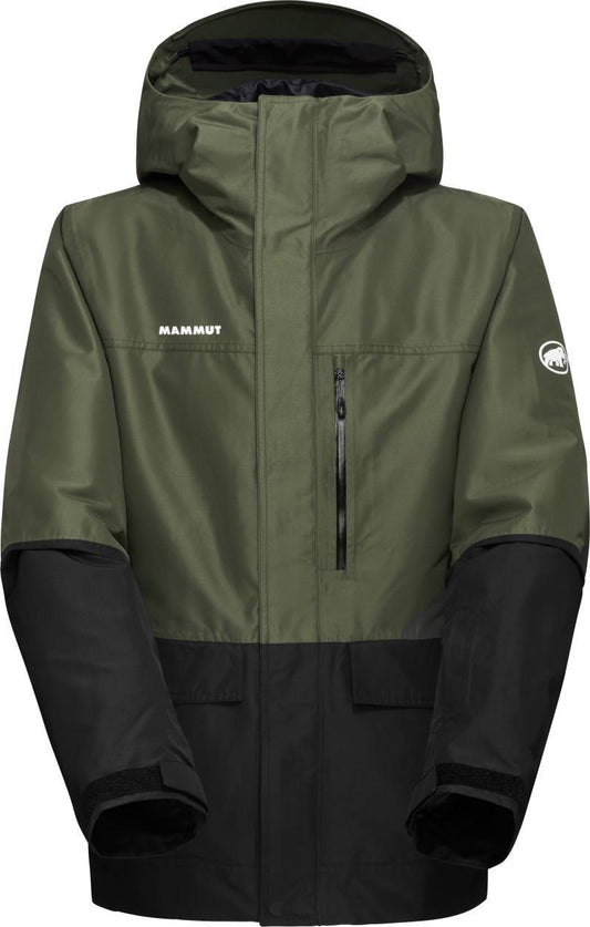 Fall Line HS Thermo Hooded Jacket - Mens - Dark Marsh / Black 1