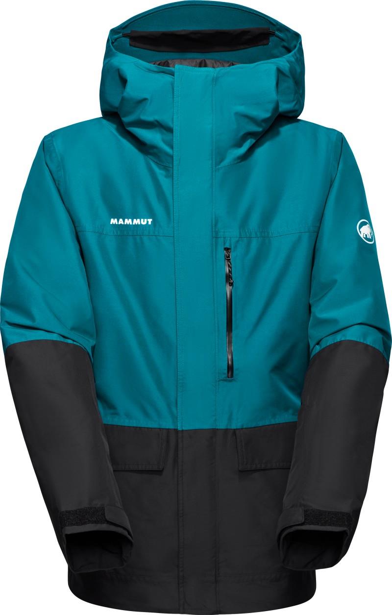 Fall Line HS Thermo Hooded Jacket - Mens - deep teal / black 1