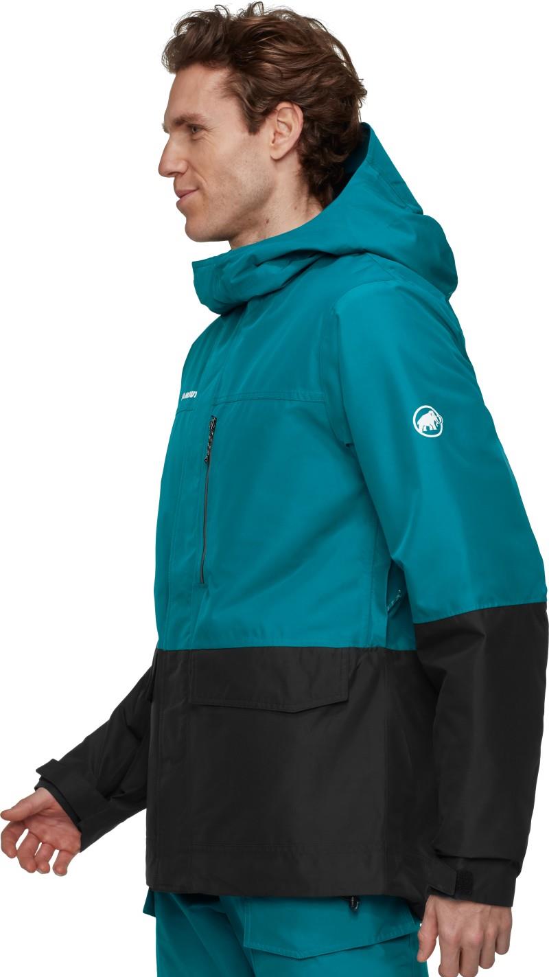 Fall Line HS Thermo Hooded Jacket - Mens - deep teal / black 1