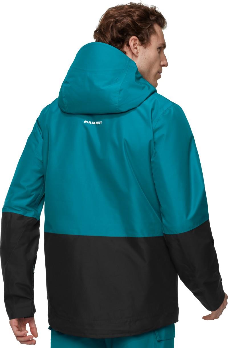 Fall Line HS Thermo Hooded Jacket - Mens - deep teal / black 1