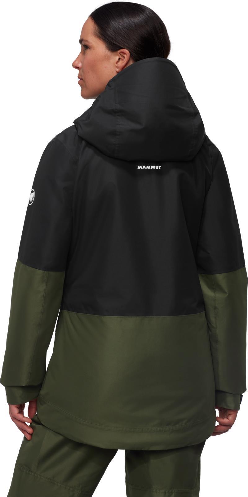 Fall Line HS Thermo Hooded Jacket - Womens - Dark Marsh / Black 3