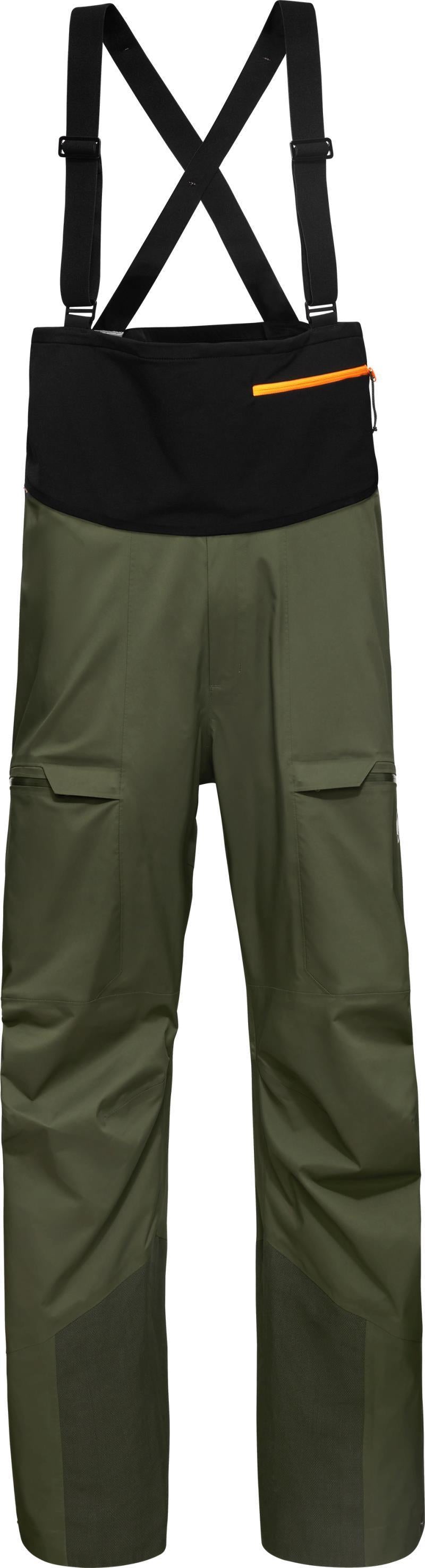 Haldigrat HS Bib Pants, Short - Mens - Dark Marsh 1