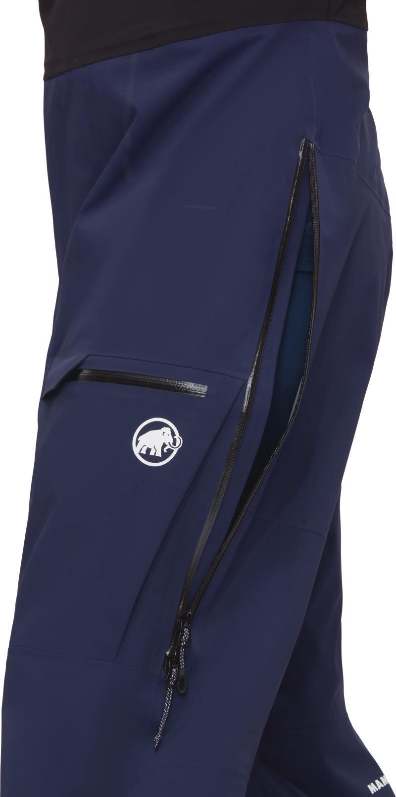 Haldigrat HS Bib Pants, Short - Mens - Marine / Black 4