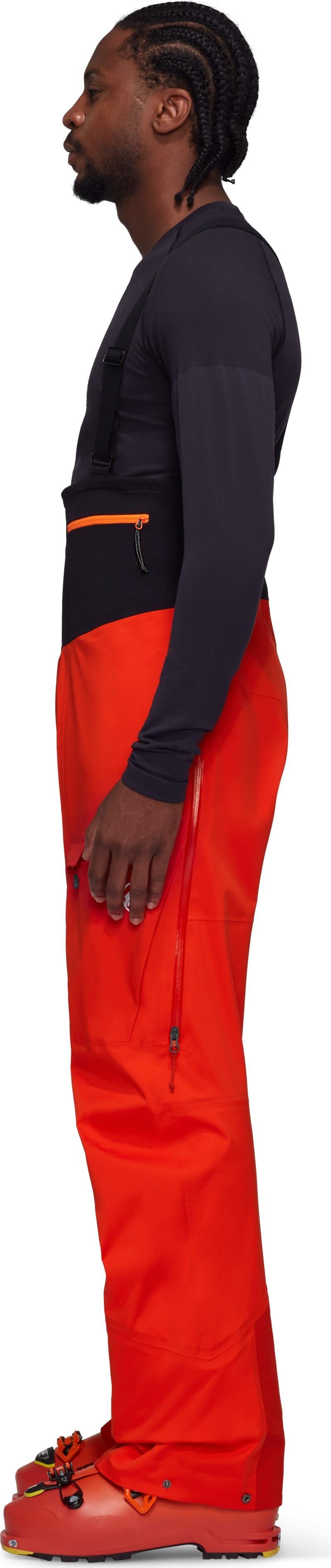 Haldigrat HS Bib Pants, Short - Mens - mammut red 1