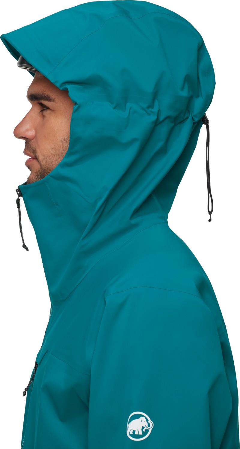 Haldigrat HS Hooded Jacket - Mens - deep teal / black 1