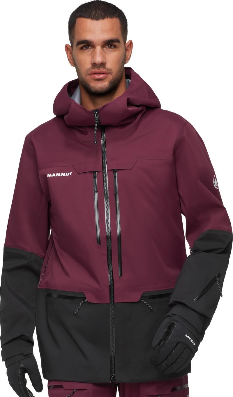 Haldigrat HS Hooded Jacket - Mens - vin / black 1