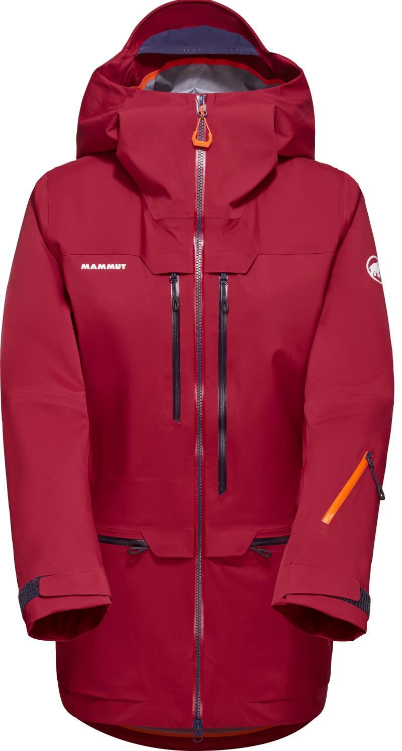 Haldigrat HS Hooded Jacket - Womens - Blood Red / Marine 1