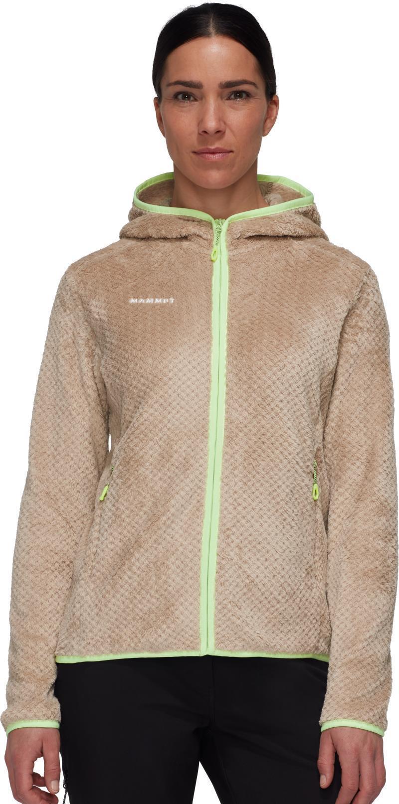 Innominata ML Hooded Jacket - Womens - savannah / neo lime 1