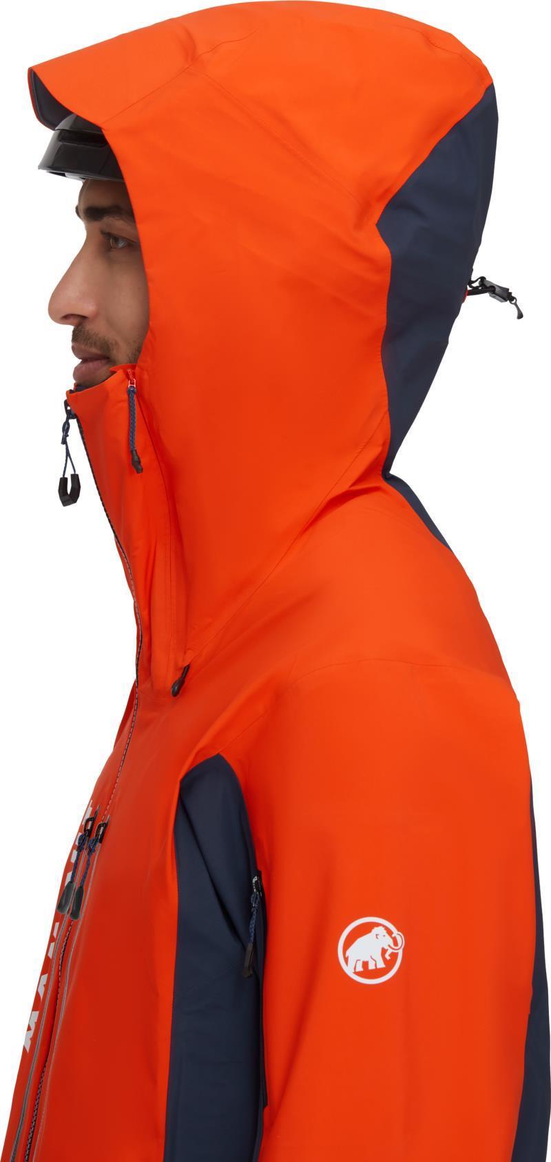 La Liste HS Hooded Jacket - Mens - marine / hot red 1