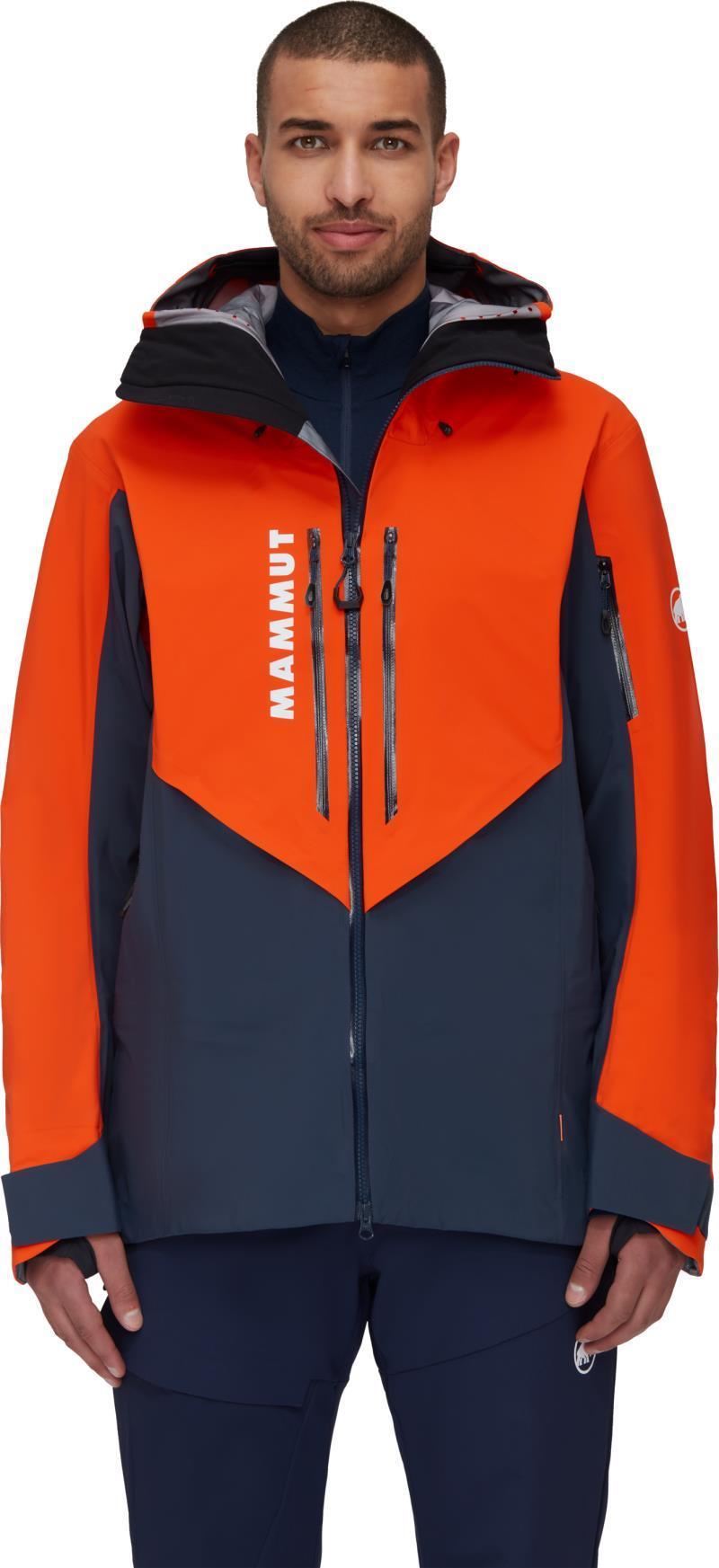 La Liste HS Hooded Jacket - Mens - marine / hot red 1