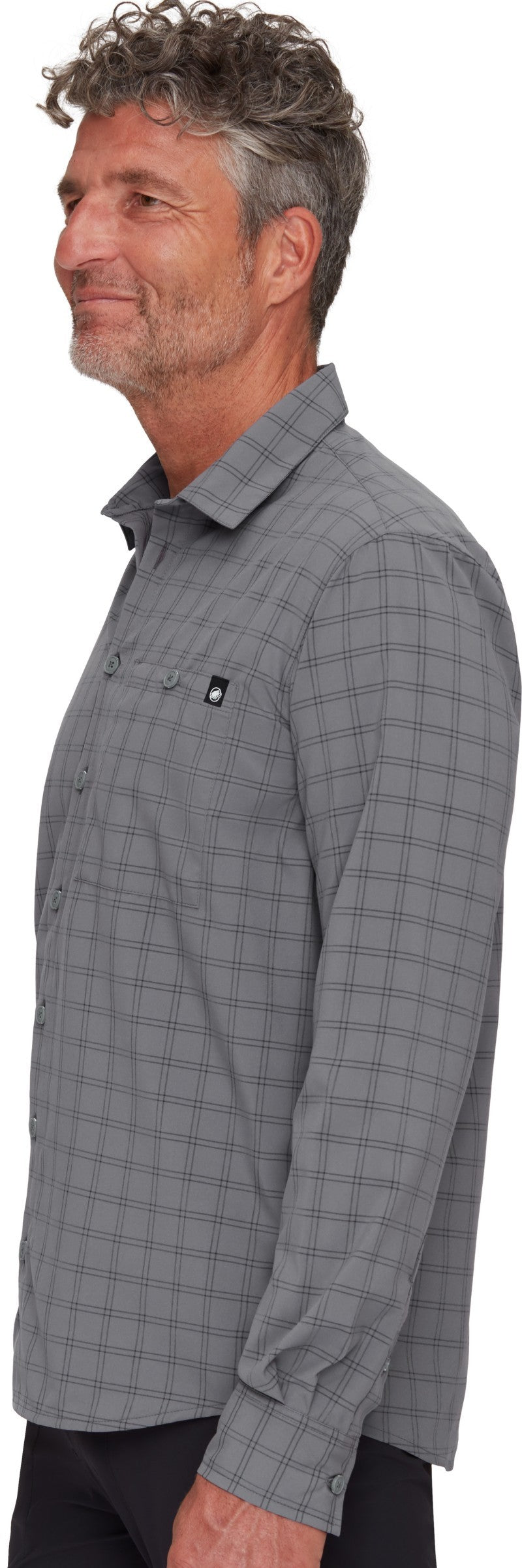 Lenni LS Shirt - Mens - steel / black 1