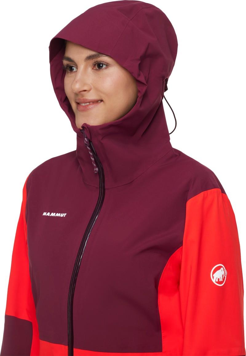 Linard Guide HS Hooded Jacket - Womens - mammut red / vin 1