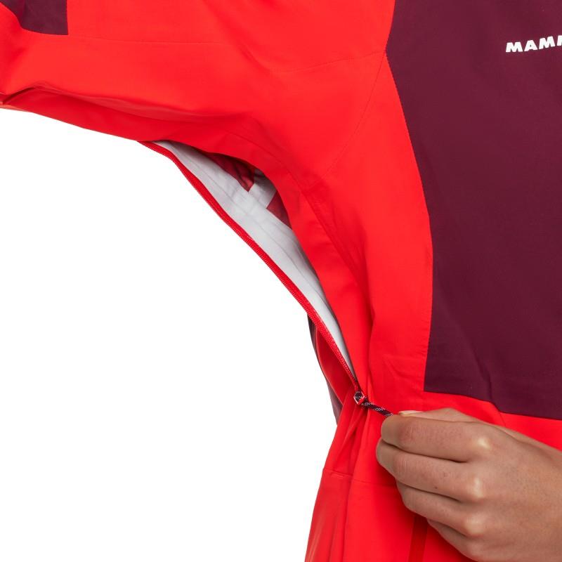 Linard Guide HS Hooded Jacket - Womens - mammut red / vin 1