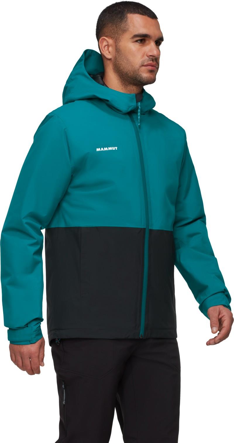 Linard HS Thermo Hooded Jacket - Mens - deep teal / black 1