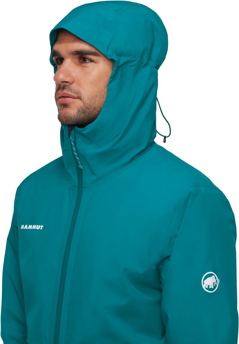 Linard HS Thermo Hooded Jacket - Mens - deep teal / black 1