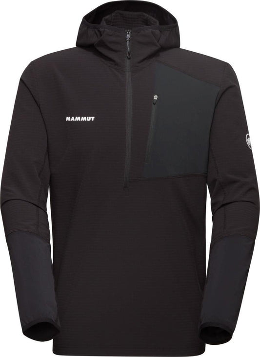 Madris Light ML Half Zip Hoody - Mens - Black 1