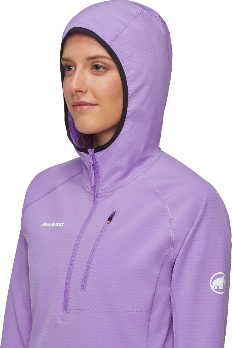 Madris Light ML Half Zip Hoody - Womens - lavandin / black 1