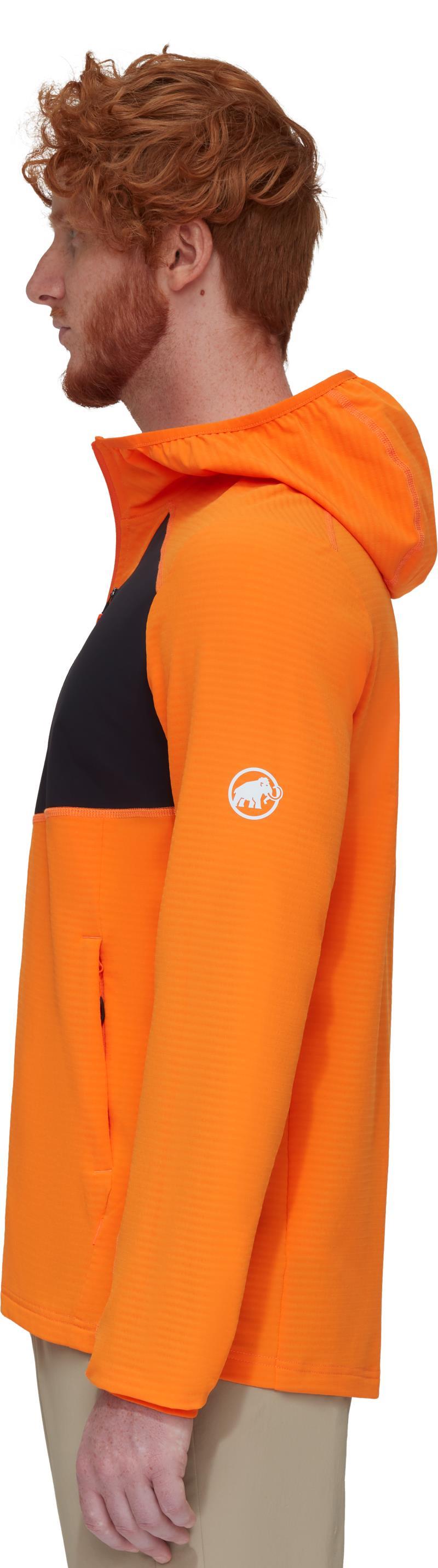 Madris Light ML Hooded Jacket - Mens - Dark Tangerine 3