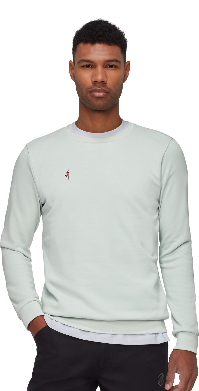 Mammut Core ML Crew Neck Alpinist - Mens - silver sage 1