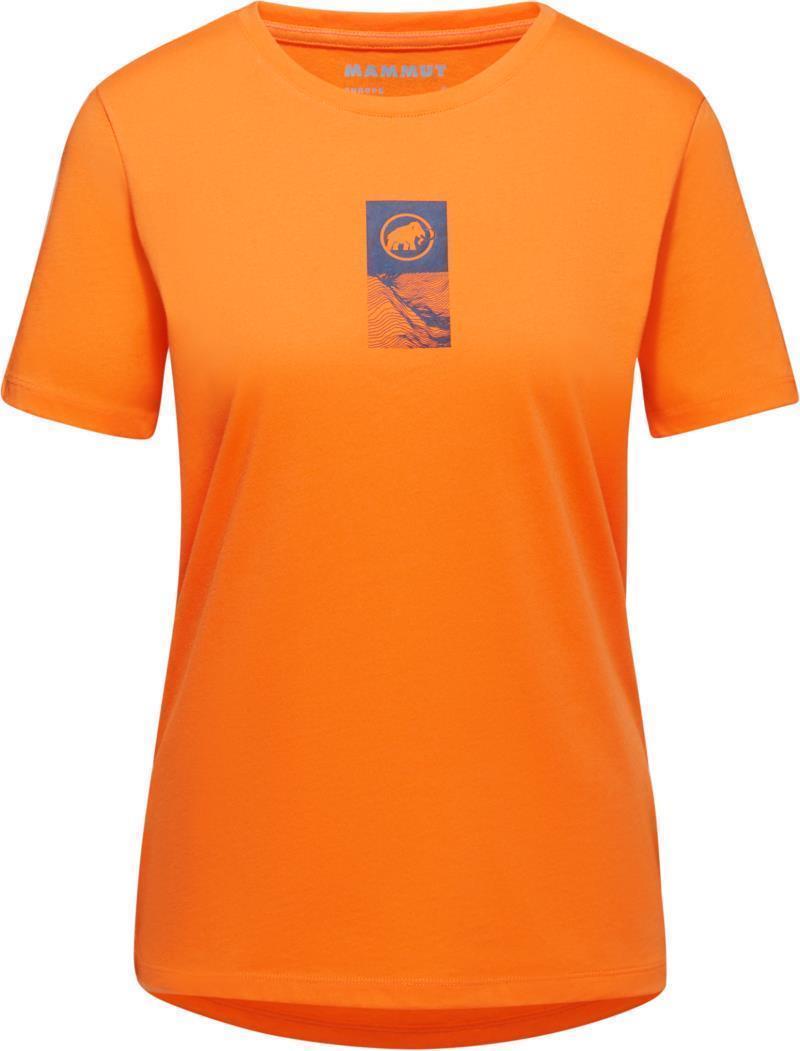 Mammut Core T-Shirt Emblem - Womens - Dark Tangerine 1