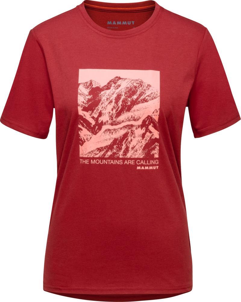 Mammut Core T-Shirt Panorama - Womens - blood red 1