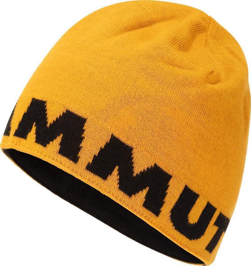Mammut Logo Beanie - Golden / Black 1