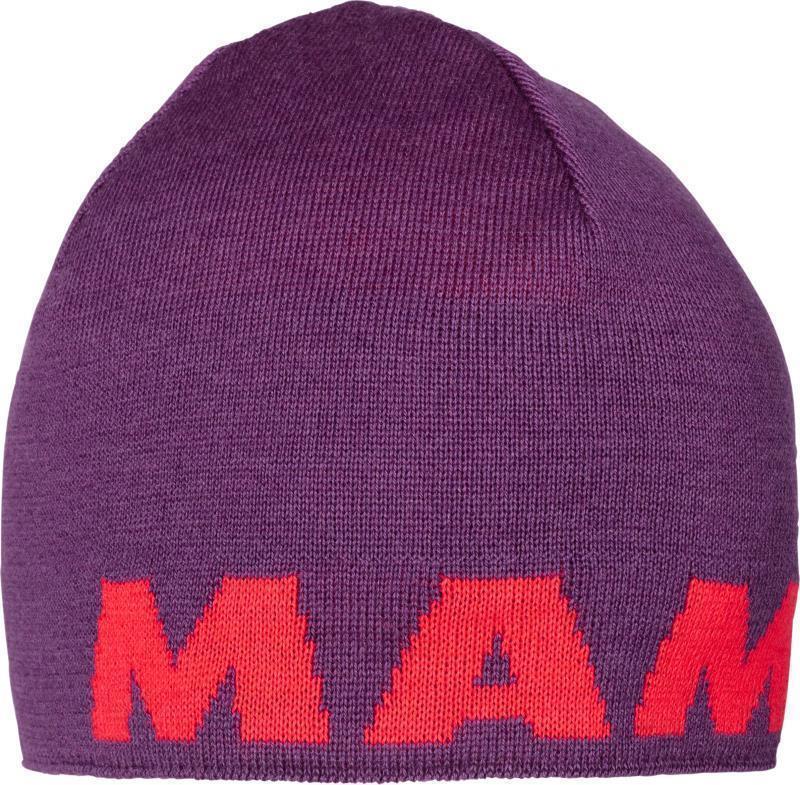 Mammut Logo Beanie - Grape / Sunset 1