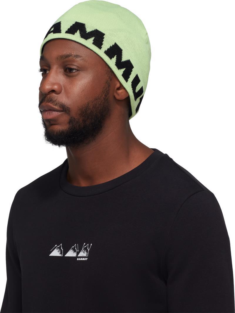 Mammut Logo Beanie - Neo Lime / Black 2