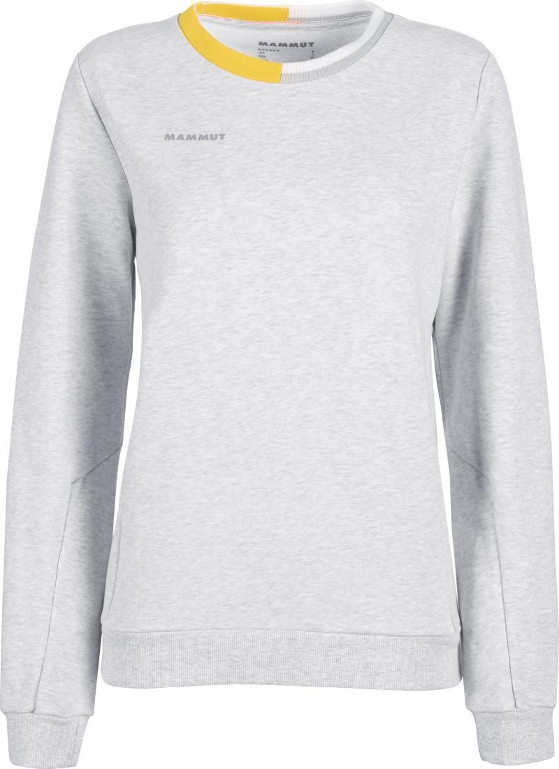 Mammut ML Crew Neck - Womens - Highway Melange / Freesia 1