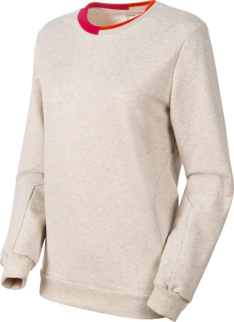 Mammut ML Crew Neck - Womens - Moonbeam Melange 1