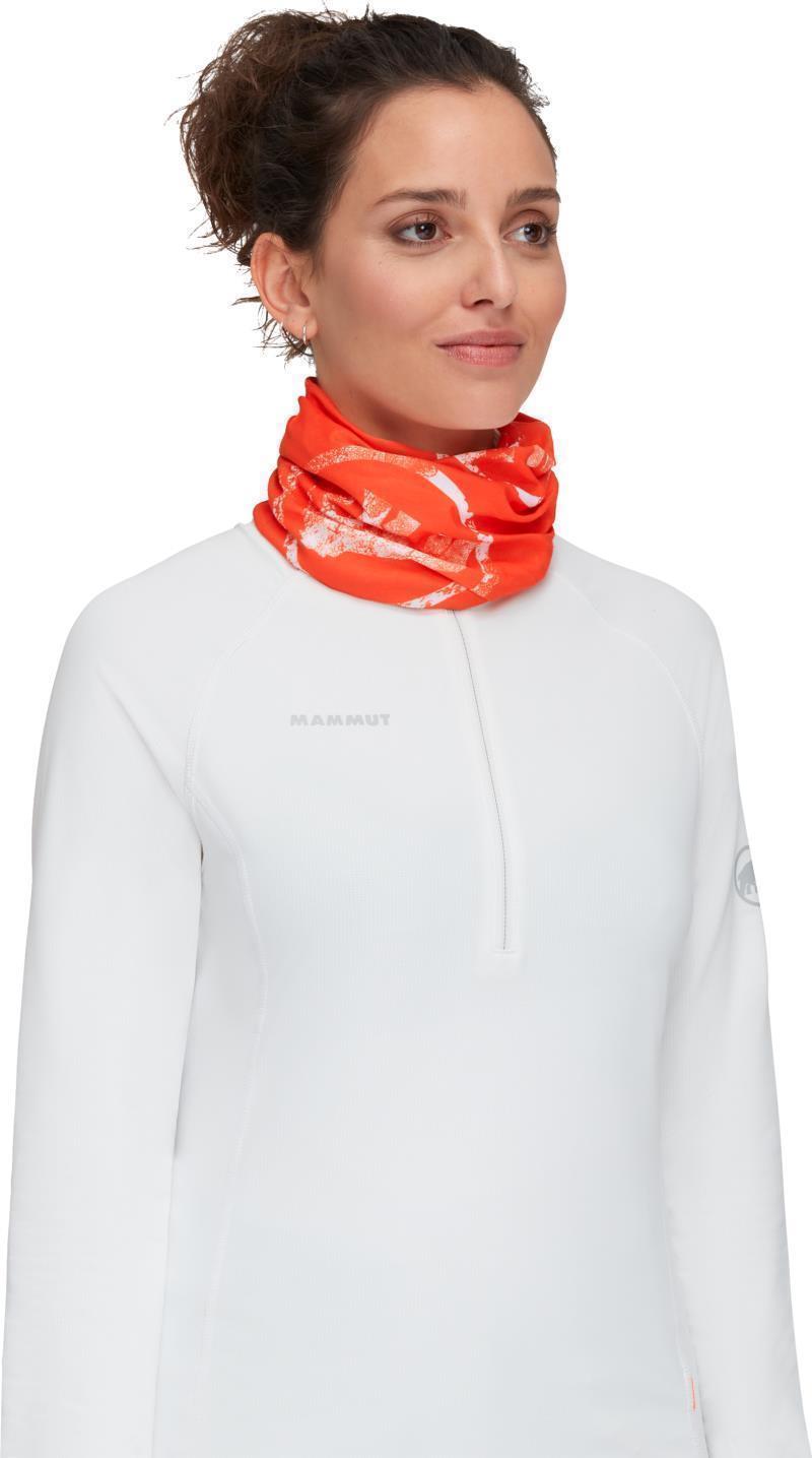 Mammut Neck Gaiter - Hot Red / White 2