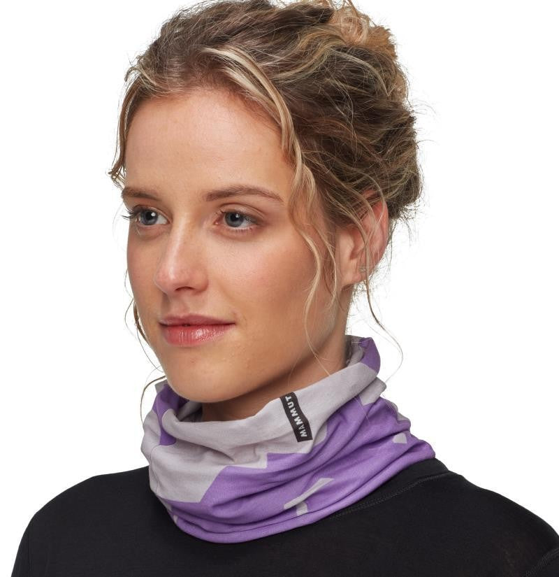 Mammut Neck Gaiter Logo - alpine calamint / lavandin 1